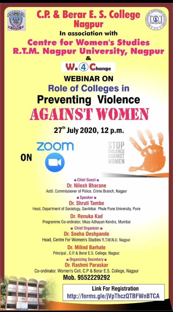 zoom meeting on preventing violence against women